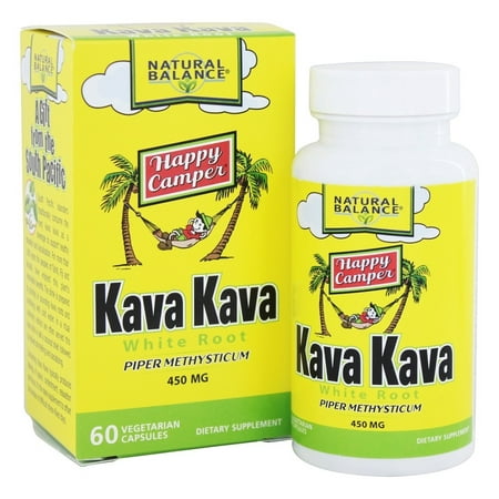 Kava Root Capsules - Natural Balance - Kava Kava 450 mg. - 60 Vegetarian Capsules