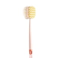 thumbnail image 3 of Bearachild Cepillo de ducha para el cuerpo, exfoliante para adultos, depurador de espalda para el baño, limpieza de bolas colgantes para el Juegos de accesorios de baño Cabeza de tela rosa Bearachild HA063407-02B, 3 of 6