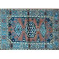 thumbnail image 1 of Ahgly Company Indoor Rectangle Persian Light Blue Traditional Area Rugs, 8' x 12', 1 of 4