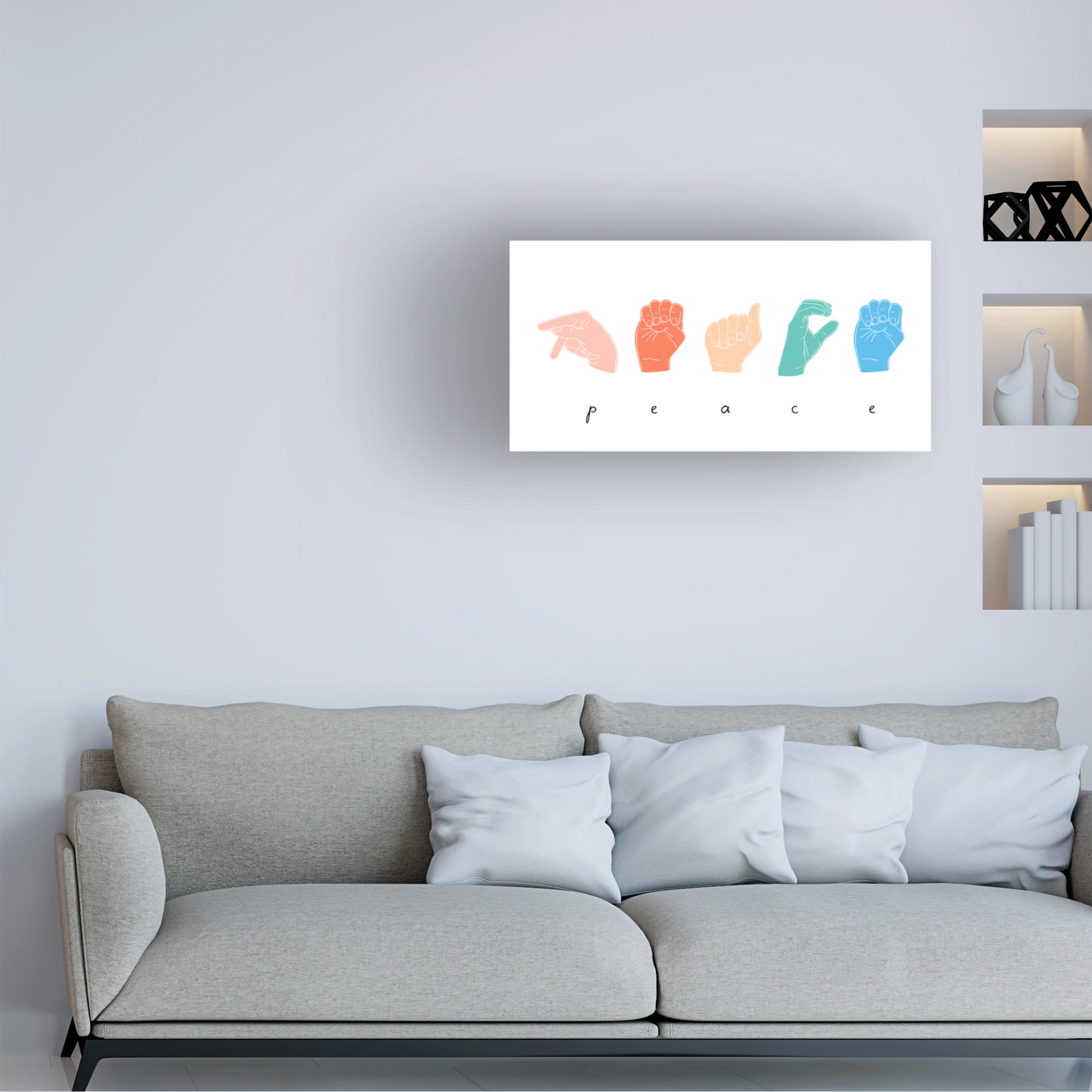 Emma Scarvey 'Love Languages IV' Canvas Art