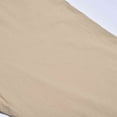thumbnail image 5 of Mens Swim Trunks Spring Summer Casual All Solid Color Linen Loose Fashion Pockets Walkshorts Cargo Bermuda Khaki Short Pants Sizes 4XL, 5 of 7