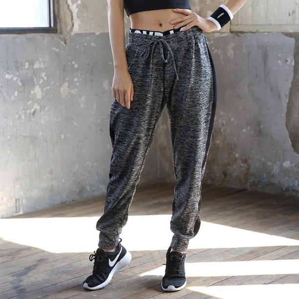 Pantalones deportivos de entrenamiento para correr, transpirables, profesionales, de secado rápido, pantalones de fitness, pantalones de yoga holgados de gran tamaño, pantalones para mujer