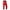 Red, variant on Men's Compression 3/4 Pants with Pockets,Workout Athletic Stretch Tights Leggings Athletic Base Layer