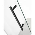 thumbnail image 4 of Aston Sdr965ez-4523-10 Belmore 72" High X 45" Wide Hinged Frameless Shower Door - Black, 4 of 7