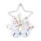 thumbnail image 5 of Matsuzay Colgante Navidad Estrella Campana Decoración Atmósferas Decoración Navideña Decorativa Blanco 2piezas, 5 of 6