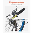 thumbnail image 4 of STAWAY 26" Mountain Bike, 21 Speed Full Suspension, Dual Disc Brakes, Lightweight Aluminum Frame, Comfortable Ride, Perfect for Trails & Off-Road, 4 of 9