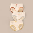thumbnail image 2 of Girls Underwear Size 5-6 Years Kids Children Cute Print Set 3Pcs Adorable Colorful Lightweight Delicate Yellow Panty, 2 of 4