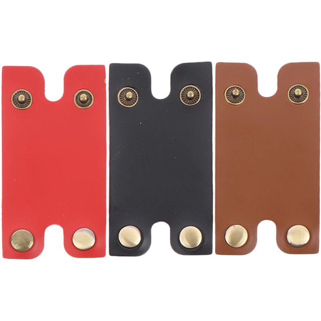 3 piezas de compuesto protector para cabezal de afeitadora, funda de cuero, funda protectora para cabezal de afeitadora de seguridad