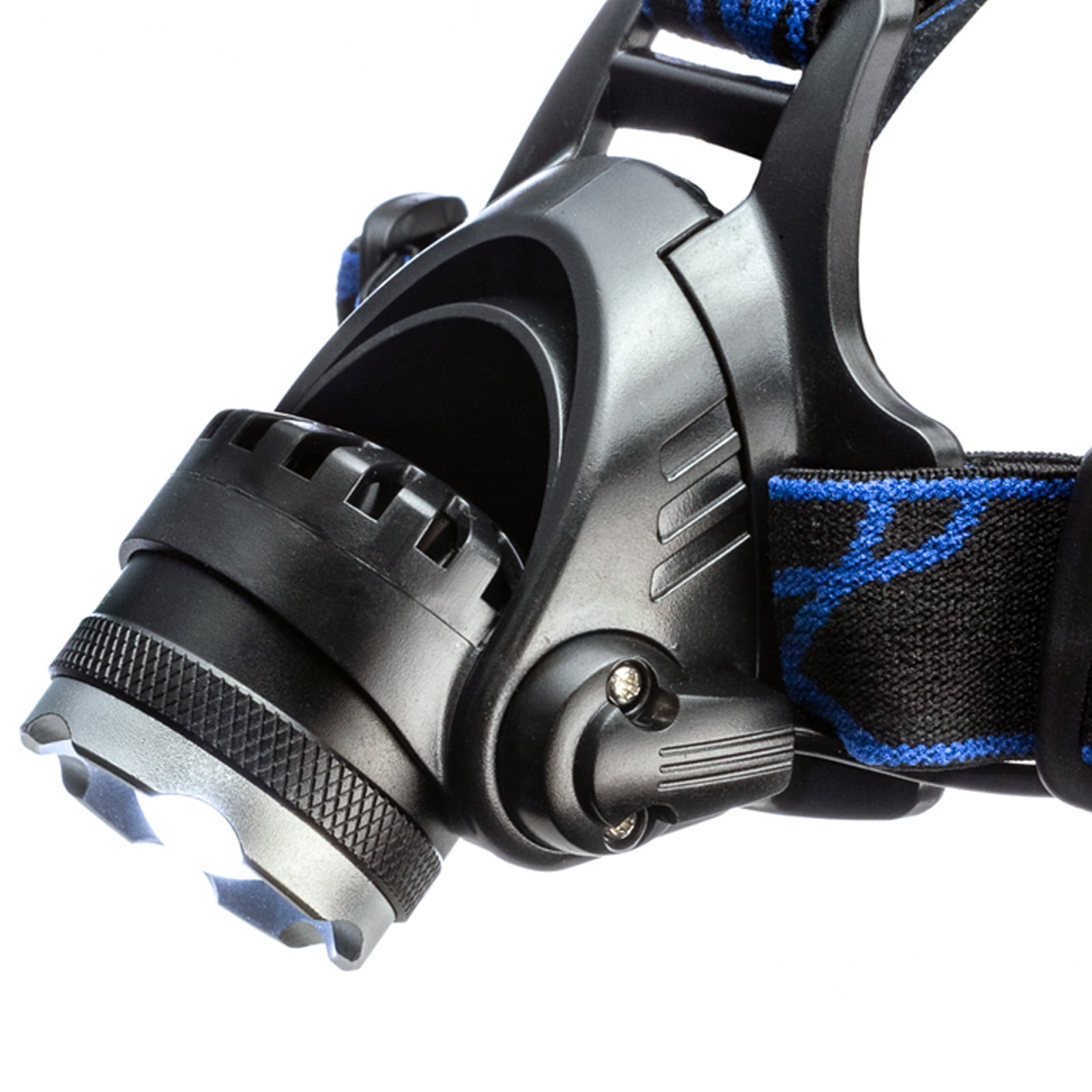 ASR Outdoor 1000 Lumen 10 Watt LED Zoom Pivoting Headlamp with 2000mAh Rechargeable Battery