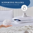 thumbnail image 3 of Juego de 4 almohadas Meoflaw tamaño queen de microfibra suave, 3 of 6