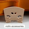 thumbnail image 7 of New Arrivals 10 Pieces Maple 4/4 Full Size Violin Bridge Qin Code Accessories, 7 of 7