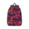 thumbnail image 2 of Rocae Skull for Durable Canvas Backpack Leisure Large Bag Travel Rucksack Multi-function Backpack, 2 of 8