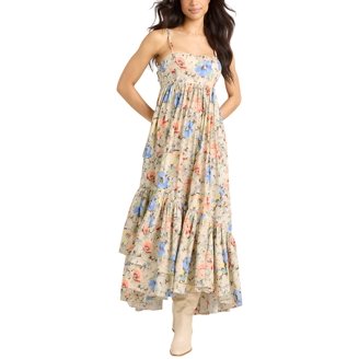 chinese dress ladies Lana Green Midi Dress – Zabella main image 0