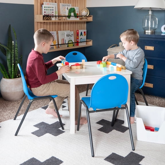 Backyard Discovery 12" Kid'S Stacking Chairs-4 Pack-Blue
