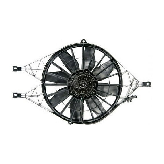 Auxiliary Fan Assembly - Compatible with 1999 - 2002 Dodge Durango 2000 2001