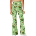thumbnail image 3 of DISNIMO Green Gherkin Festival Flare Leggings for Girls 13-14 Long Kids Bell Bottoms Girls Yoga Pants with Pockets Kids Leggings Girls High Waisted Bell Bottoms Leggings Kids, 3 of 7