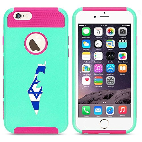 Apple iPhone 5c Shockproof Impact Hard Case Cover Israel Israeli Flag (Light...