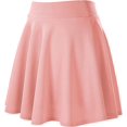 thumbnail image 2 of SURJDE Jupe Patineuse Mini Décontractée Évasée Extensible Basique pour Femmes, 2 of 7