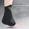 thumbnail image 4 of 1 Pair Ankle Brace Breathable Ankle Sprain Support Ankle Compression Sleeve, 4 of 10
