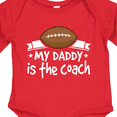 thumbnail image 4 of Inktastic Football My Daddy is the Coach Boys or Girls Long Sleeve Baby Bodysuit, 4 of 5