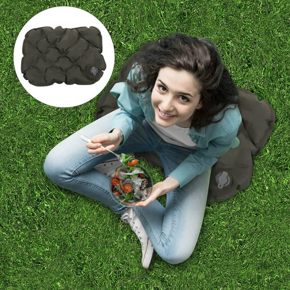 WHAMVOX Stadium Seats for Sports Inflatable Cushions Mattress Camping Lifting Travel Office Olive Green