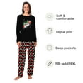 thumbnail image 2 of Family Matching Christmas Bowling Pajama Set, Festive Bowling Pin Design with Red Ball Pattern, 2 of 7