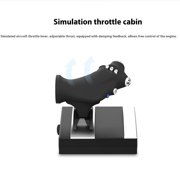 Jesscasday Flight Simulators Controls with Vibration Flight Stick Joysticks Controller