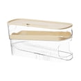 thumbnail image 3 of Dispensador de huevos Soporte para huevos para refrigerador Caja de almacenamiento Contenedor de almacenamiento de huevos para Capa única, 3 of 9