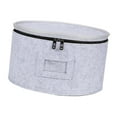 thumbnail image 4 of Abbracc Dish Storage Container Thick Felt Plate Quilted Case for Mugs Plate Stemware 21.5cmx15.5cm, 4 of 9