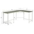 thumbnail image 5 of ACME Bambina Computer Desk in Grey and White, 5 of 5