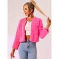 thumbnail image 2 of Abrigo mullido de piel sintétisin cuello chaquerecortacálide invierno pamujer RoCaliente S, 2 of 6