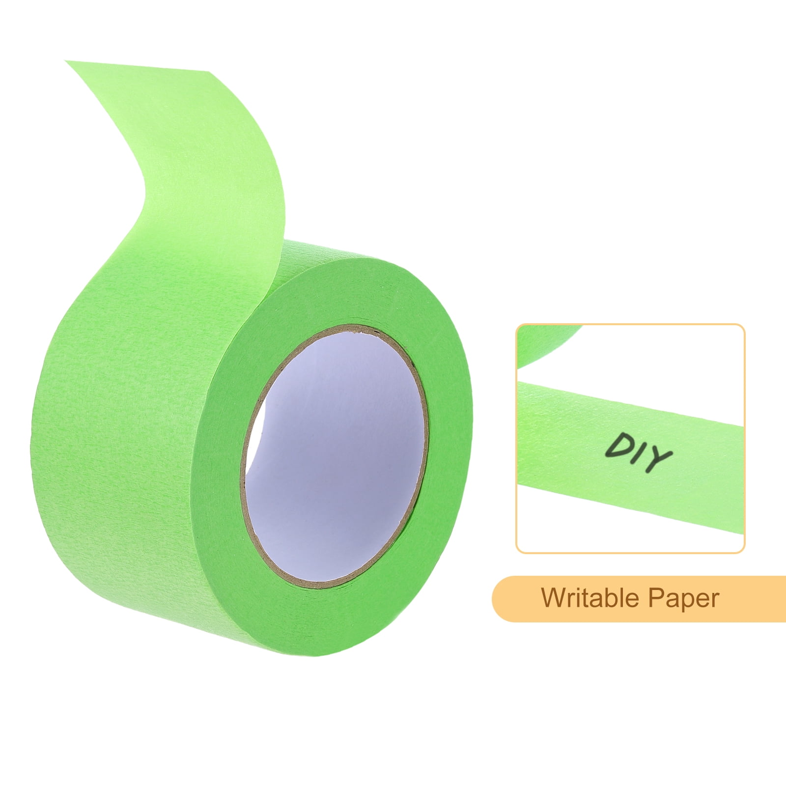 Masking Tape Green Painters Tape Paper Tape [for Crafts DIY Walls Painting Decoration]- 3 Inch x 60 Yards/16 Rolls