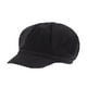 thumbnail image 1 of Gorra de vendedor de periódicos Qarigey Sombrero octogonal negro, 1 of 6