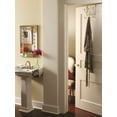 thumbnail image 2 of 3 Hook Silver Over-the-Door Hook Rack, 2 of 2