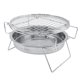 thumbnail image 5 of Stainless Steel Mini BBQ Grill Folding Portable Round Barbecue Stove for Outdoor Camping Patio, 5 of 5