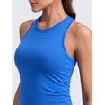 thumbnail image 4 of CRZ YOGA Seamless Workout Tank Tops for Women Hip Length Athletic Running Gym Sleeveless Shirts Racerback, 4 of 6