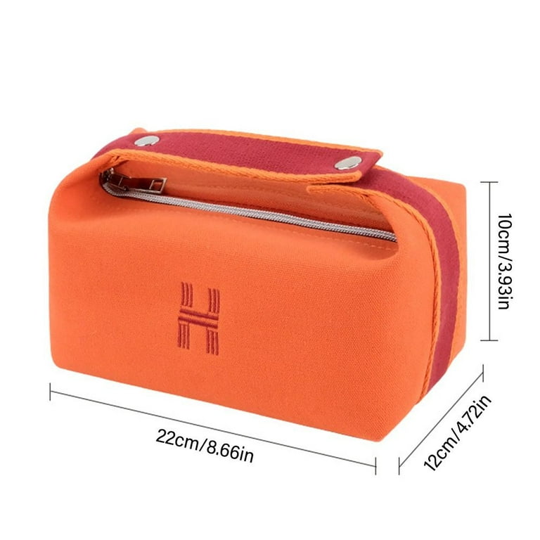 Portable Waterproof Canvas Makeup Bag Good Looking Large Capacity Wash Bag  Cosmetics Portable Solid Color Storage Bags Wholesale From Iker, $14.75