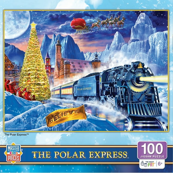 MasterPieces 100 Piece Kids Christmas Jigsaw Puzzle - The Polar Express