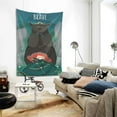 thumbnail image 2 of Tapiz de valientes para dormitorio, estampado artístico para colgar en la pared, pósteres estéticos, tapices de fondo para sala de estar, dormitorio, regalo para fanáticos, 60 x 40 pulgadas, 2 of 8