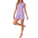 thumbnail image 2 of INSPIRAR CHIC Conjuntos de Pijamas de Mujer de Tejido Waffle Sin Mangas con Cuello en V, Top de Tanque con Pantalones Cortos, Conjuntos de Lounge XL Púrpura, 2 of 6