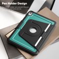 thumbnail image 6 of FJLBDE Case for iPad (A16) 11th Gen 2025/ iPad 10th Gen 10.9 Inch 2022, 360 Rotating Stand iPad Protective Case Cover with Auto Wake/Sleep, Green, 6 of 7