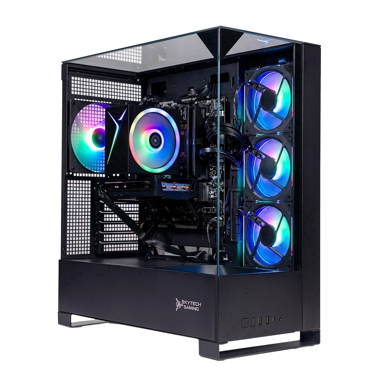 Suevery AMD Ryzen 7 5700X Gaming PC, NVIDIA RTX 4060 8GB, 32GB RAM