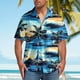 thumbnail image 1 of Blusa y camisa de manga corta con cuello vuelto para hombre, blusa informal con botones y estampado hawaiano, blusa de manga corta con cuello vuelto para hombre, 1 of 5