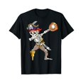 thumbnail image 1 of T-shirt Squelette Dab T-Shirt de Baseball Pirate Squelette - Noir - 4TG, 1 of 3