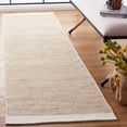 thumbnail image 2 of SAFAVIEH Natura Mellony Solid Runner Rug, Taupe/Ivory, 2'3" x 8', 2 of 8