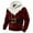 Wine 01, variant on Christmas Clothes Mens Flannel Santa Claus Funny Hoodies Sweater Long Sleeve Pullover Hooded Sweatshirt (XL, Wine 01)