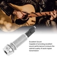 thumbnail image 3 of 6.35mm Endpin Output Jack, Wide Compatibility Simple Installation Zinc Alloy Acoustic Guitar Pickup Excellent Sound  For Replacement, 3 of 7