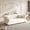 Beige, variant on Resenkose 83.8" Oversized Velvet Chesterfield Pull Out Sofa Bed, Classic Tufted Convertible Couch for Living Room, Apartment, Brown