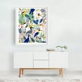 thumbnail image 2 of The Aviary Almanac - Illustration Bird Tropical Pattern Floral Wildlife White Framed Wall Art Print 12 x 16 inches, 2 of 3