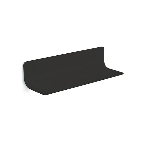 Ws Bath Collections Curva 5142 Curva 18-1/8" Aluminum Bathroom Shelf - Black